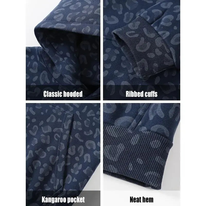 WildCore  Leopard Print Hoodie Set