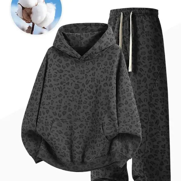 WildCore  Leopard Print Hoodie Set
