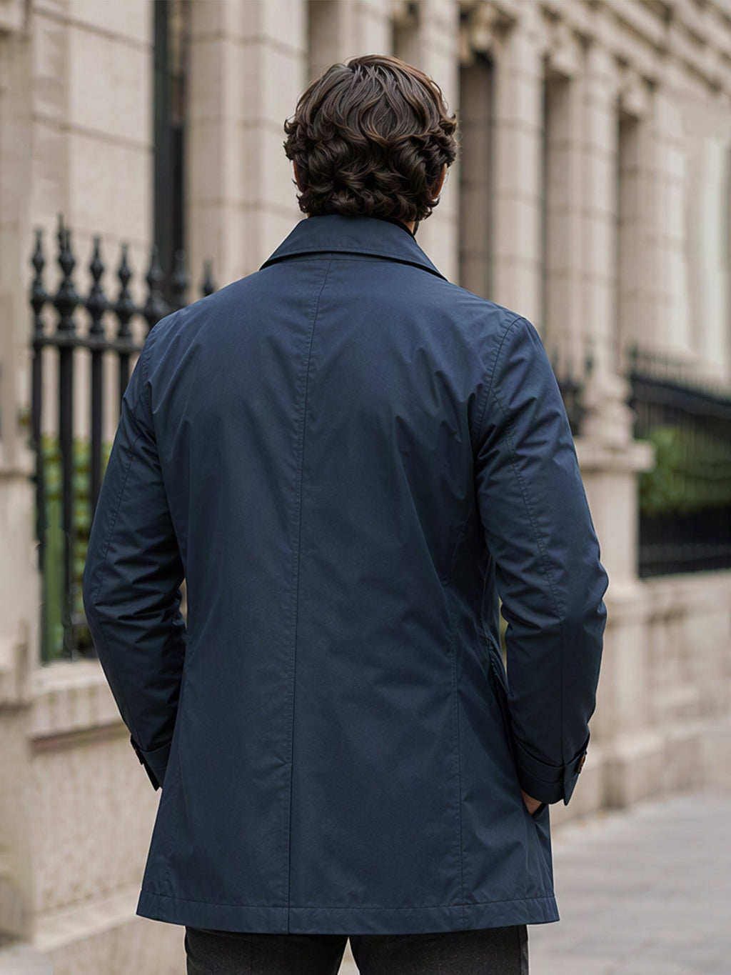 🔥LAST DAY SALE 50% OFF !!🏆Men’s Classic Single-Breasted City Coat