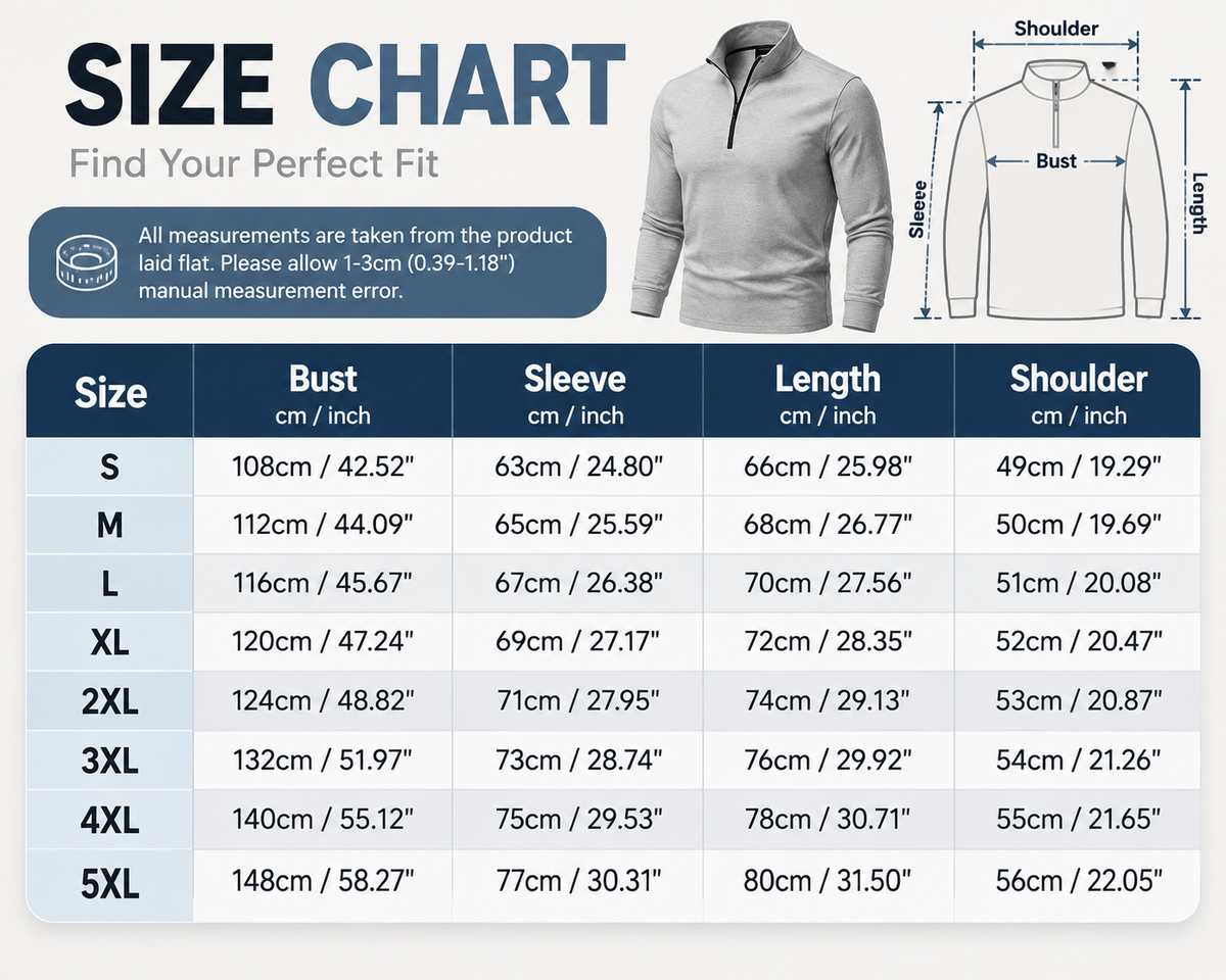 🎁Hot Sale 49% OFF🏆Averton Men's Premium Waffle Knit Quarter-Zip Sweater