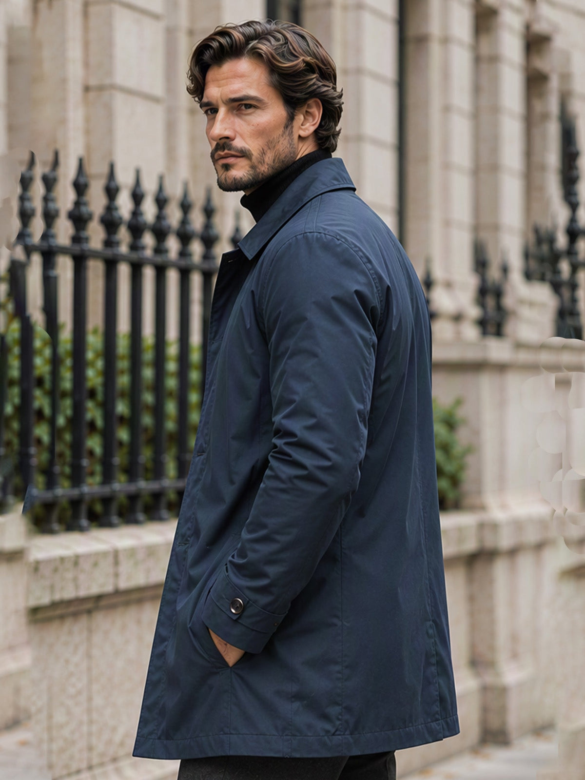 🔥LAST DAY SALE 50% OFF !!🏆Men’s Classic Single-Breasted City Coat