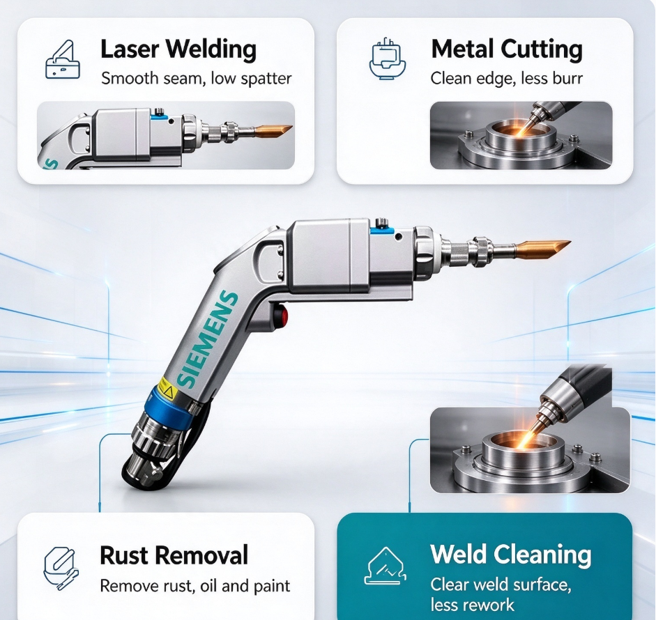 🔥LAST DAY 70% OFF🔥Limited-Time Offer🔥Siemens Portable Laser Welding Machine (4-in-1) – Latest Model 2026