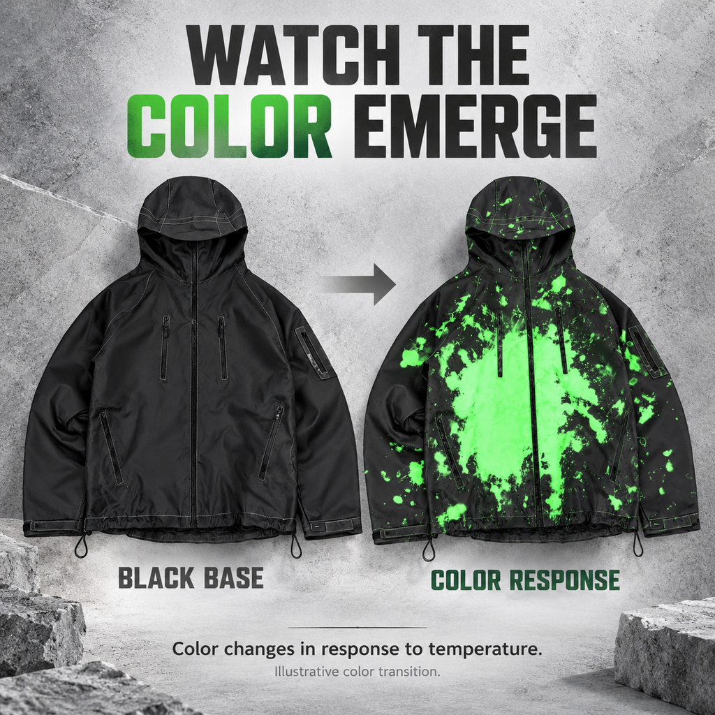 🎁Hot Sale 49% OFF🏆 ChromaShift Color-Changing Waterproof Jacket