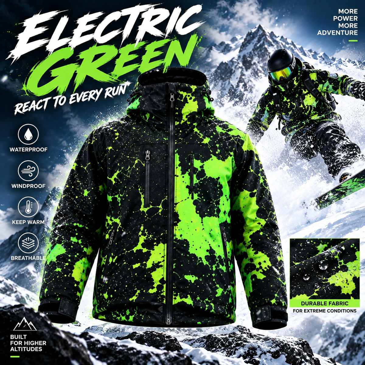 ❄️ArcticShift Color-Reactive Snow Jacket🏂