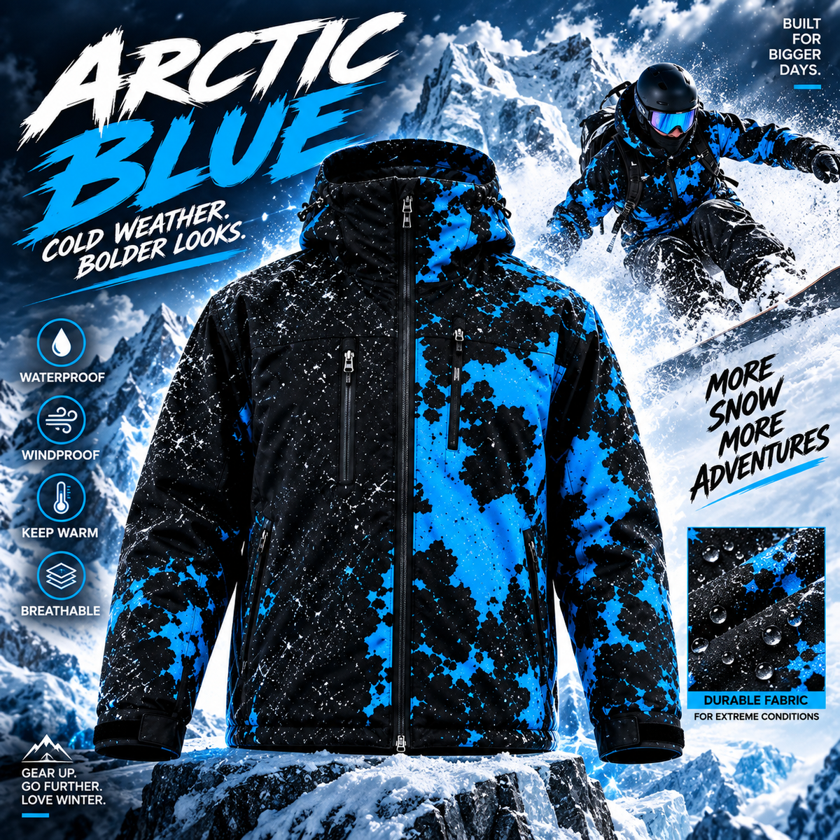 ❄️ArcticShift Color-Reactive Snow Jacket🏂