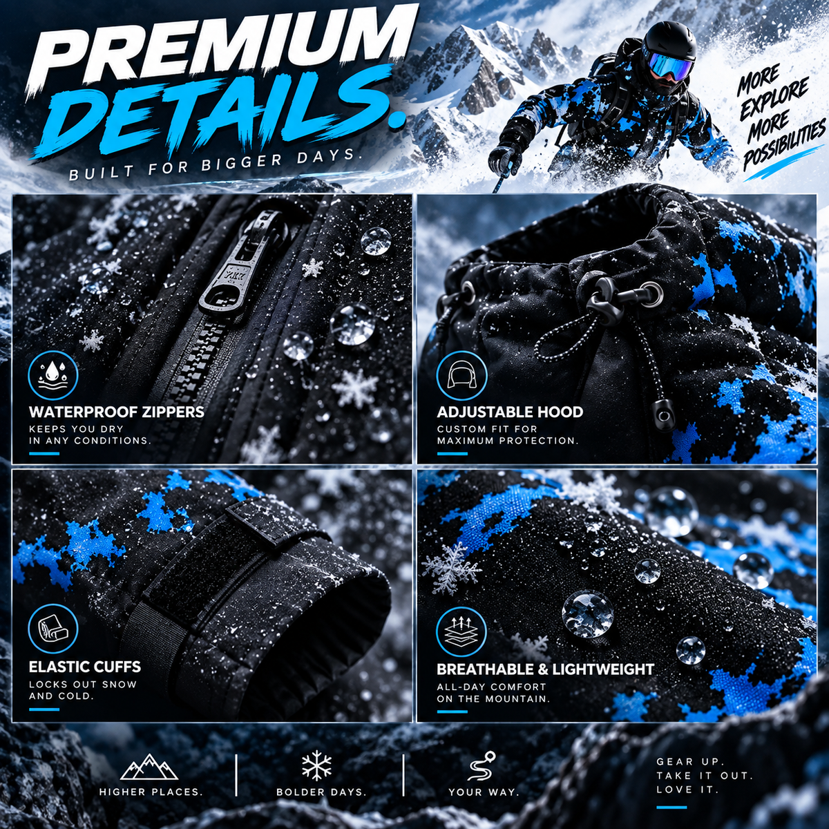 ❄️ArcticShift Color-Reactive Snow Jacket🏂