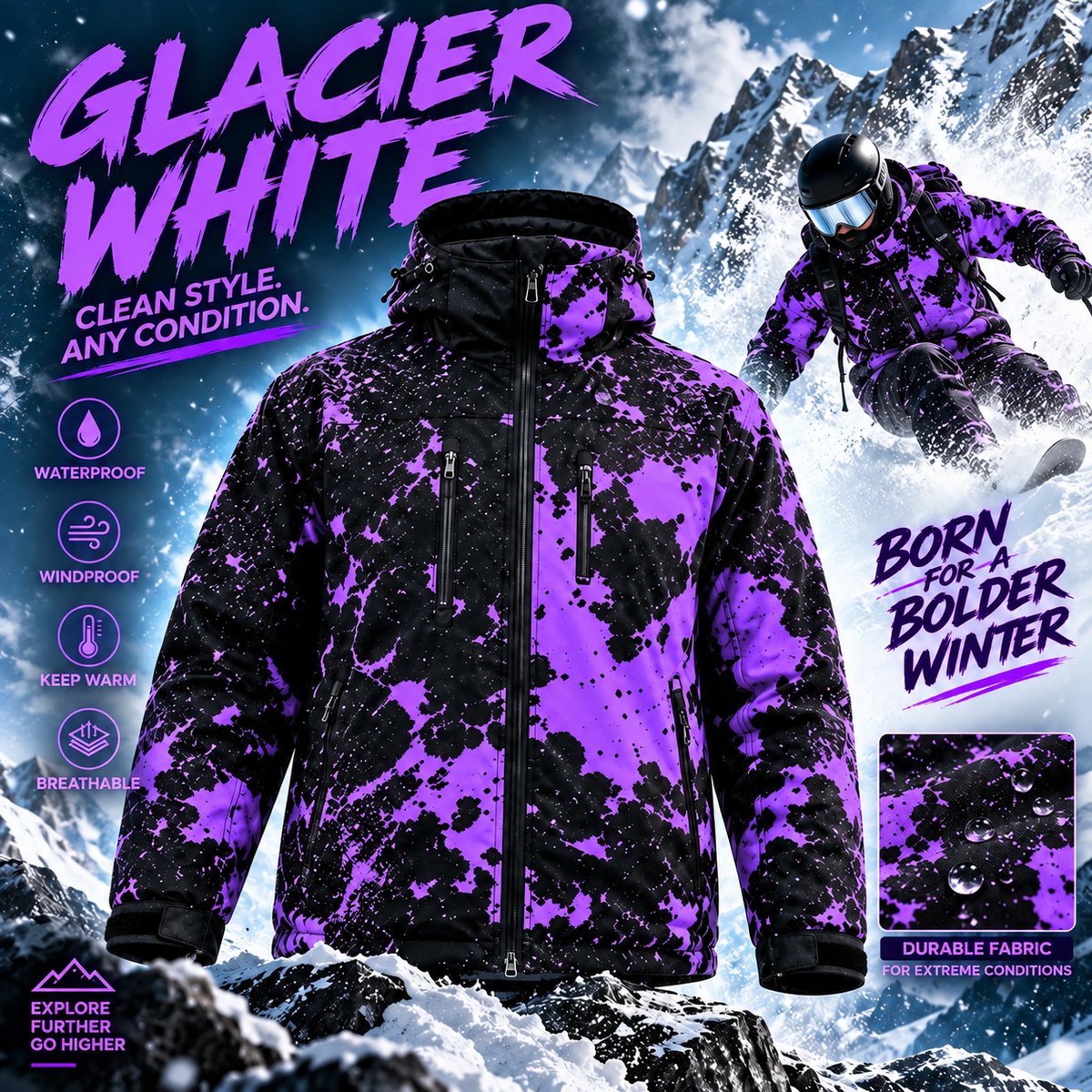 ❄️ArcticShift Color-Reactive Snow Jacket🏂