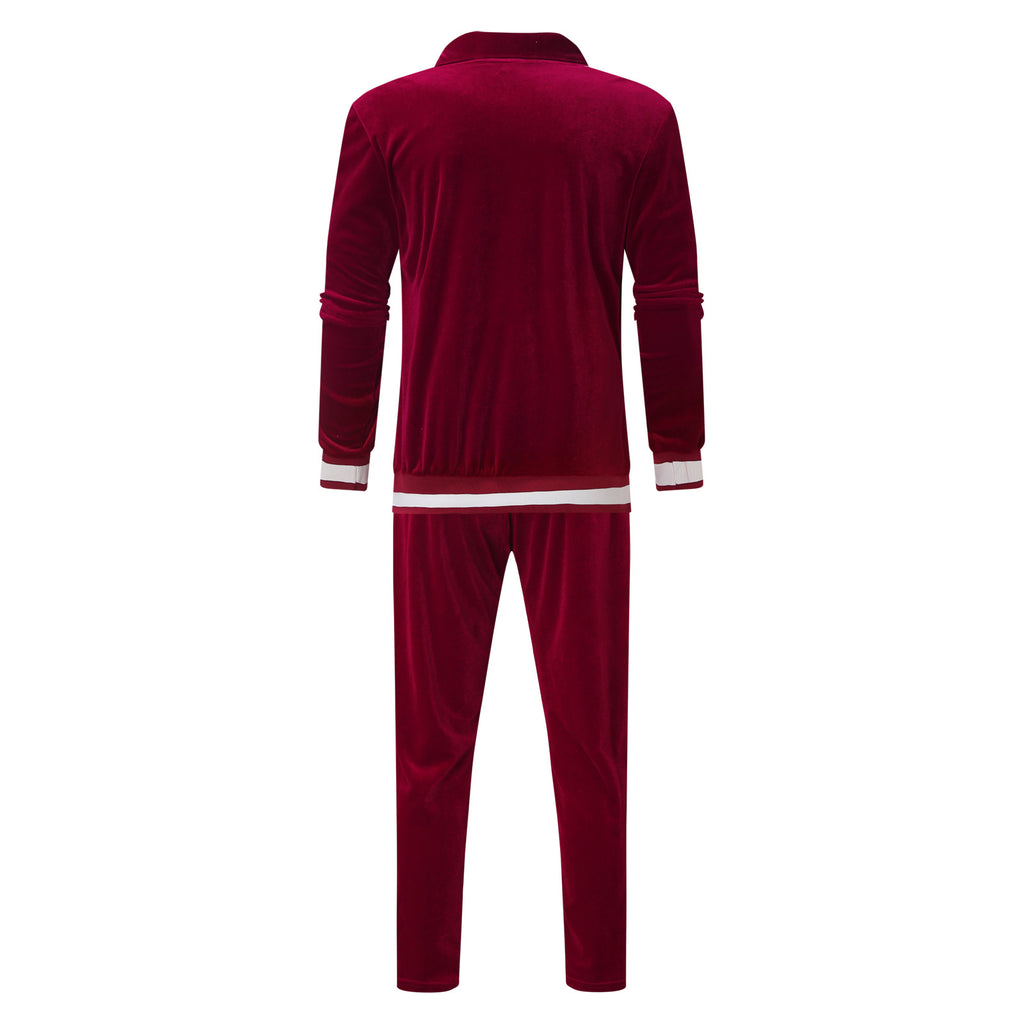 🔥LAST DAY SALE 50% OFF !!🏆 Men's Velour Tracksuit Set