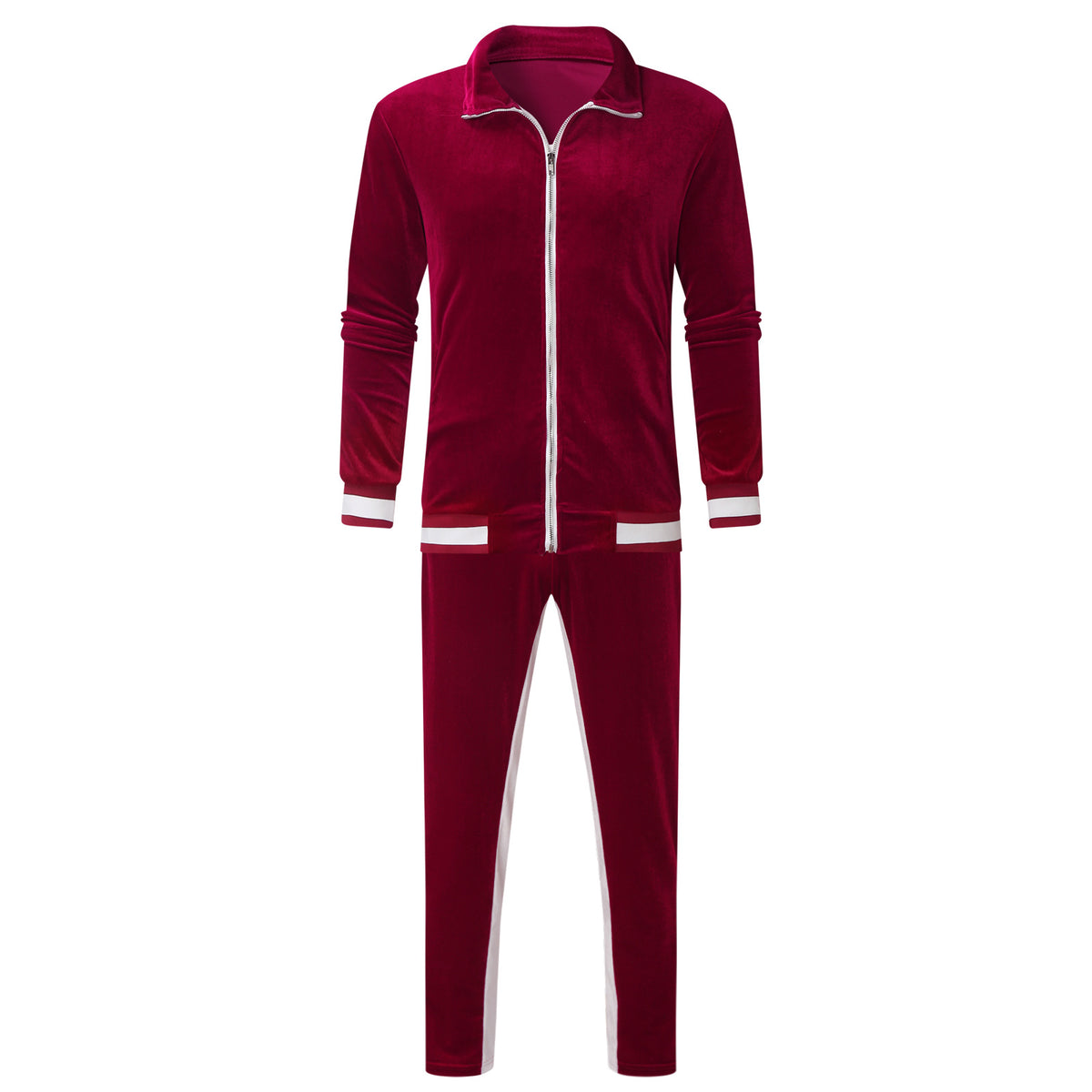 🔥LAST DAY SALE 50% OFF !!🏆 Men's Velour Tracksuit Set
