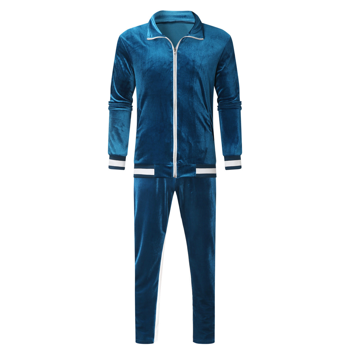 🔥LAST DAY SALE 50% OFF !!🏆 Men's Velour Tracksuit Set