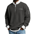 🎁Hot Sale 49% OFF🏆Averton Men's Premium Waffle Knit Quarter-Zip Sweater