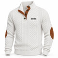 Men’s Heritage Button-Neck Knit Sweater
