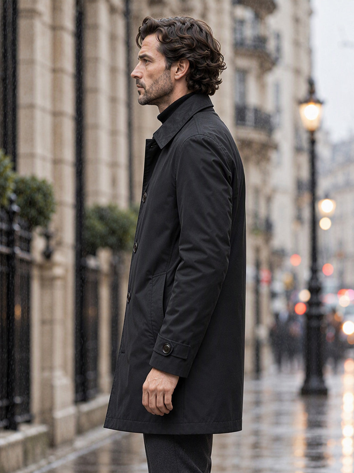🔥LAST DAY SALE 50% OFF !!🏆Men’s Classic Single-Breasted City Coat