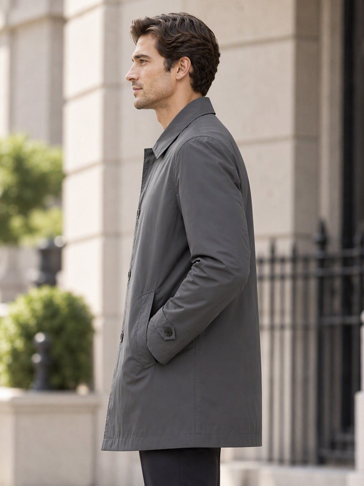 🔥LAST DAY SALE 50% OFF !!🏆Men’s Classic Single-Breasted City Coat