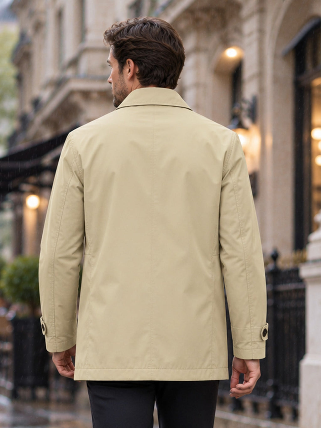 🔥LAST DAY SALE 50% OFF !!🏆Men’s Classic Single-Breasted City Coat