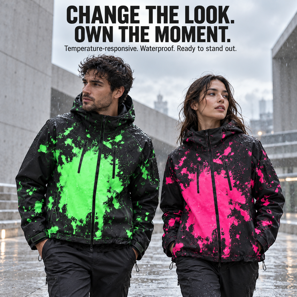 🎁Hot Sale 49% OFF🏆 ChromaShift Color-Changing Waterproof Jacket