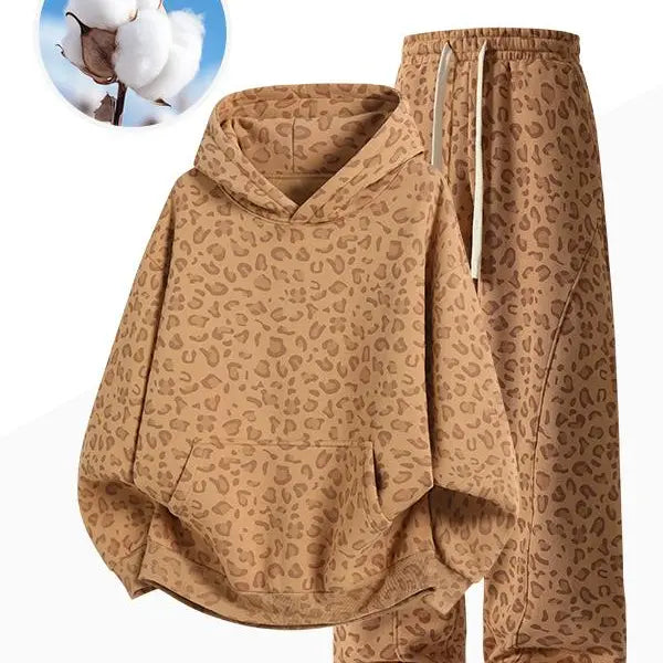 WildCore  Leopard Print Hoodie Set